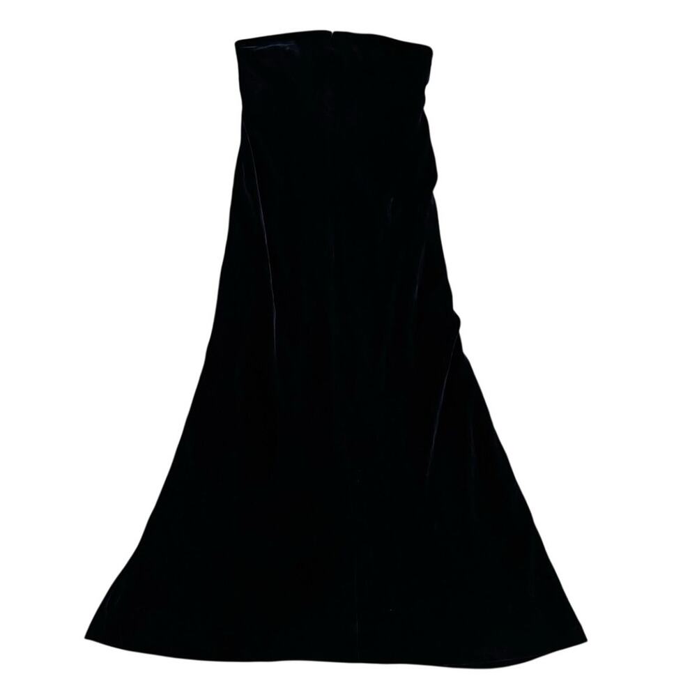 Vintage 90s Lauren Ralph Lauren Velvet Formal Gown Womens 12 Black Tie Dress